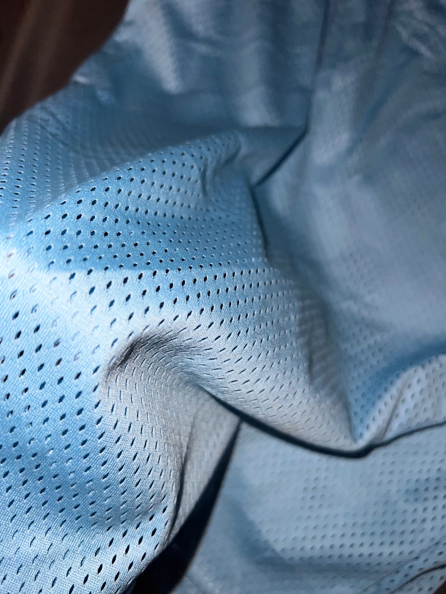 Light Blue 5 inch mesh shorts