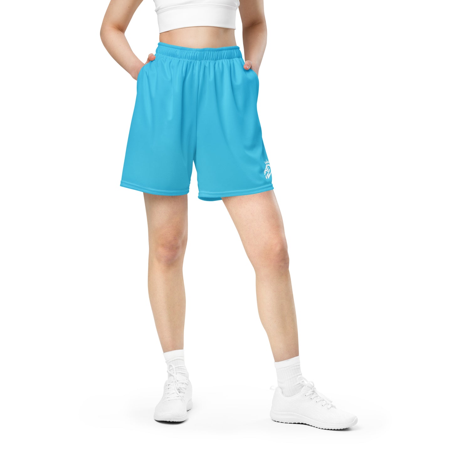 Light Blue mesh shorts