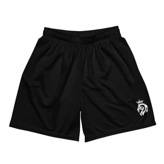 Black mesh shorts